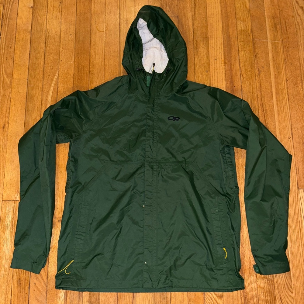 Outdoor Research Men's Forest Green Raincoat